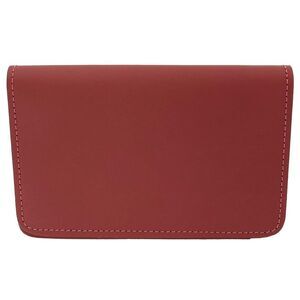 CTM Leather Top Stub Checkbook Cover Wallet